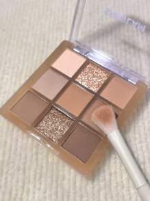 SHEGLAM Coffee Shop 9-Pan Eyeshadow Palette Brand Beauty Makeup Face Paint Cosmetic For Women Girls Perfect For Fall Winter Ideal For Y2K Fancy Fashion Suitable For Birthday Christmas Present Party Ready Best Color