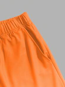 Manfinity RSRT Men's Vacation Casual Coconut Tree Gradient Print T-Shirt And Shorts Set, Cozy Outfits - Multicolor - View 5