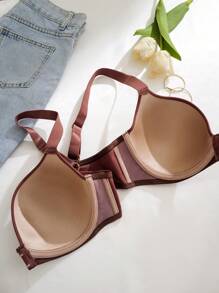 Bare Chapter 3pcs Set Front Closure Comfort Smooth Cup Underwear ClassicAnimalPrint