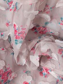 SHEIN LUNE Áo sơ mi không tay cỡ lớn, thời trang phù hợp cho mùa hè - Màu Hồng Tươi - Xem 3