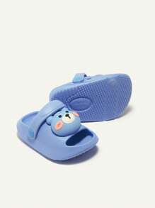 Cozy Pixies Cute Bear Pattern Soft Comfortable Anti-slip Baby Sandals