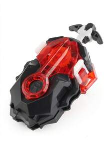 Burst Launcher B-184 双旋转左右射击器 Pro 系列带防滑手柄，兼容所有陀螺战士锦标赛级炸药战斗黑色