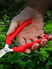 High-Quality, Ergonomic Stainless Steel Garden Trimmer - Easy To Trim, Battery-Free, Classic Design, Perfect For Home Gardening Enthusiasts - 1pc - View 5
