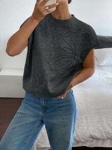 Siren Gaze 女士针织休闲套头衫，时尚日常穿着