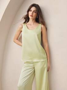 BizChic Conjunto elegante de negocios casuales de verano para mujer 2025, adecuado para invitados de boda, festival de música rural, brunch, aeropuerto, estilo vintage de los 90, estilo de Estocolmo, Americana, pantalones acampanados, Top y Bottom