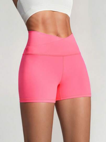 GLOWMODE 4.3英寸 Featherfit™ 交叉可愛騎行短褲,透氣運動健身短褲