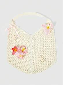 Women Shoulder Bags - Beige - View 3