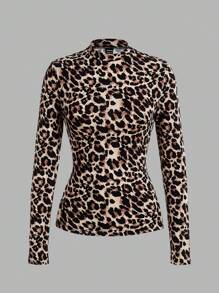 SHEIN Clasi 3 件套女士立领百搭长袖上衣套装 - 彩色 - 查看 4