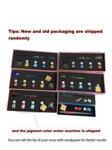 Starry Sky Pen, Glass Pen Gift Box Set, Dip Pen, Business Gift Pen, Dip Pen For Students To Practice Calligraphy And Painting, School Reward Prize, Classmate Birthday Gift