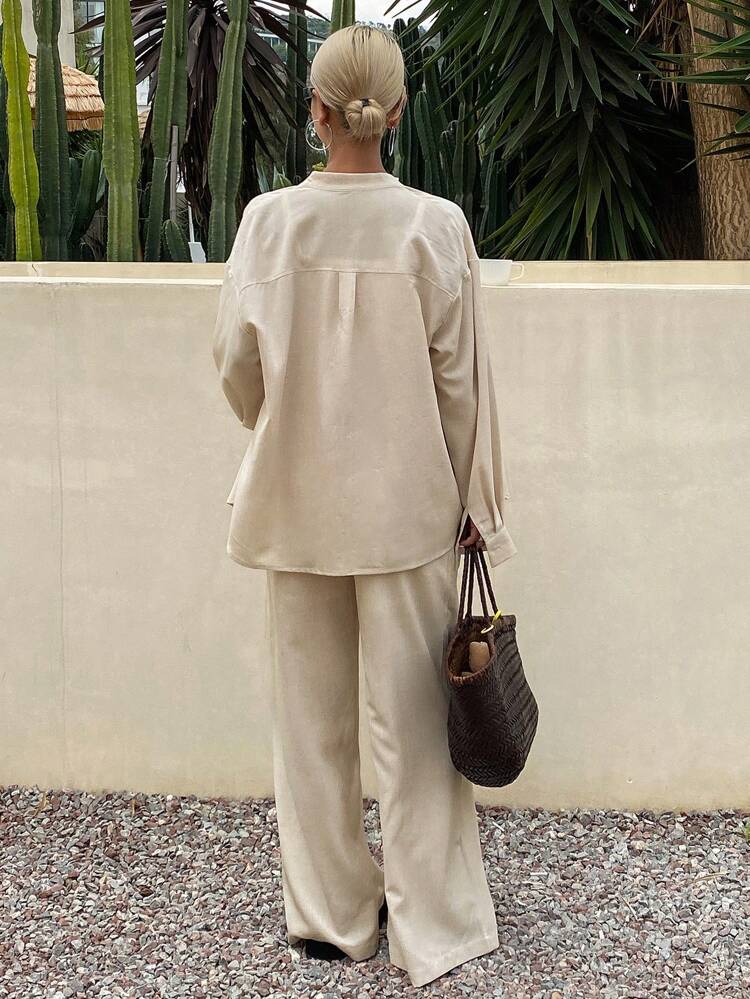 Women Summer Casual Lace Patchwork Round Neck Loose Suit Shorts Set, Women Two Pieces Sets