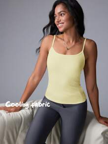 Fluxe Camiseta de punto ajustada de color liso informal