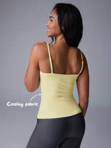 Fluxe Camiseta de punto ajustada de color liso informal