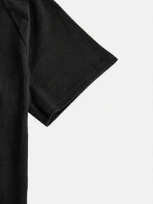 SHEIN Teen Girl Fitted Casual Solid Color Off Shoulder T-Shirt And Flared Long Pants Set