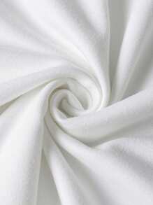 Manfinity Dauomo Áo thun nam, Quy trình khoan nóng, Cổ tròn, Tay ngắn, Màu trơn, Thường ngày, Mùa xuân/Hè 2025, Mới - trắng - Xem 4