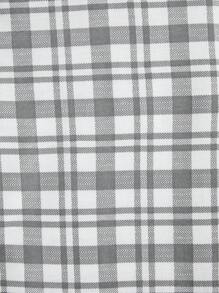 RueChic Conjunto de pijama de 3 piezas de mujer de algodón con camisa estampada con osos lindos y Bottom a cuadros y pantalón corto para el hogar
