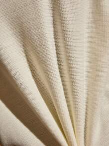 Bóhologie 3D Rose Detailed Knitwear Sweater - Beige - View 3