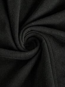 SHEIN Teen Girl Fitted Casual Solid Color Off Shoulder T-Shirt And Flared Long Pants Set