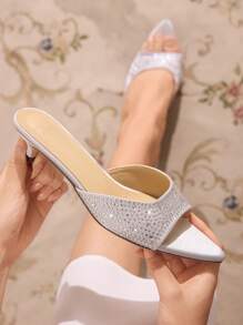 CUCCOO TILAWA Pre-Pointed Toe High Heel Sandals, Versatile Women's Dress Shoes