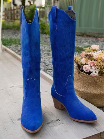 Styleloop 1 Paar modische Damen High Heel Stiefel in Schwarz, knöchelhoch, geeignet für Herbst/Winter, für Weihnachten, Silvester und Valentinstag
