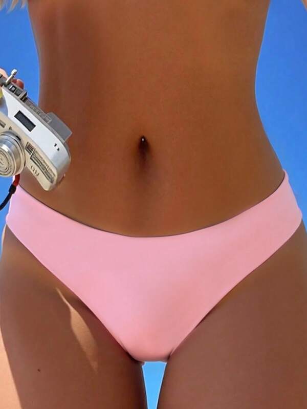 Swim Mod Summer Beach Plain Bikini Bottom