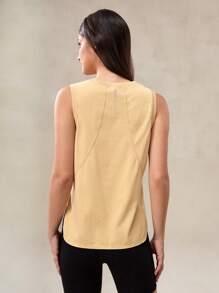 OutZeal Damski, oddychający, miękki, z rozcięciem u dołu, sportowy top na siłownię, do codziennego treningu