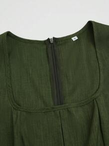 Fairmaia German Traditional Vintage Sleeveless Women Dress Traditional Dirndl Dress With Square Neck, Floral Print, And Apron, For Oktober