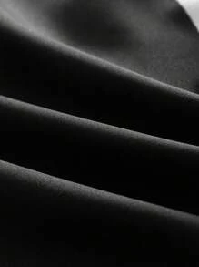 SWAVVY 1 件男士超大号 Polo 领短袖衬衫