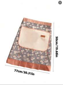 SHEIN 1pc Country-Style Breathable Canvas Half-Length Apron Fresh And Cute Wear-Resistant Oil-Resistant Suitable For Cooking Kitchen Use And Home Use - Half-Length Cooking Apron - Multicolor - View 3