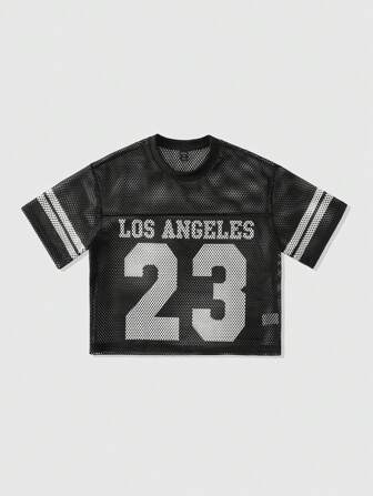 Street Life Camiseta de manga corta hombre con malla transpirable, estilo corto suelto