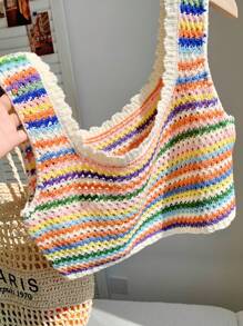 Comfortcana Women's Colorful Simple Knitted Casual Top Going Out Tops Women