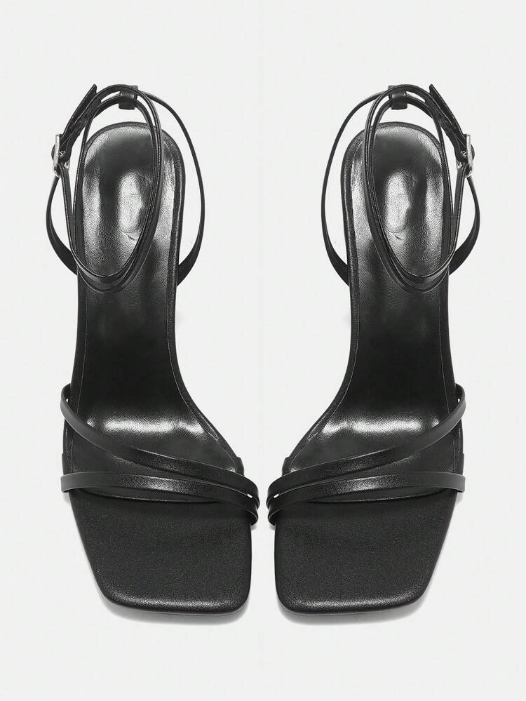 CUCCOO CURVES Sandalias elegantes y sexys de ancho extra con múltiples tiras, adecuadas para uso al aire libre y uso diario en verano