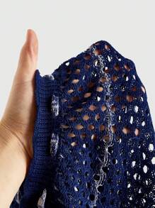 ROMWE Hippie Set de 2 piezas Suéter y falda de punto con bordado de estrella y luna para mujer