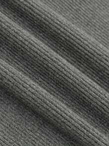 Manfinity Dauomo Męska koszulka z długim rękawem w jednolitym kolorze, prosta, do noszenia na co dzień, na jesień