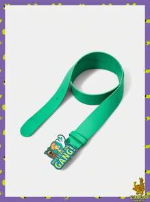 SCOOBY-DOO X SHEIN 恐怖幽灵 & 卡通 & 字母图案皮带扣