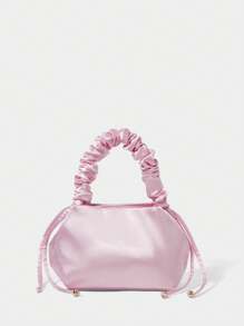 SHECARRY BOLSO MAGNÉTICO CON FRUNCIDO ROSA PARA MUJER - Púrpura malva - Ver 1