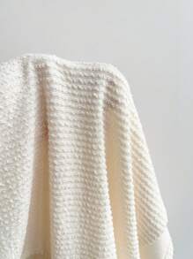 Soleia Áo kiểu nữ màu be, chất liệu gân nổi, dáng ôm, thắt eo, thích hợp cho tiệc tùng, hẹn hò, trà chiều, đi biển. - Màu be - Xem 6