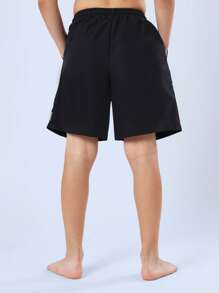 SUMWON Boys Summer Printed Swimming Trunks Beach Pool Board Shorts Athletic Water Sports Drawstring Swimwear Surfing Holiday Beachwear