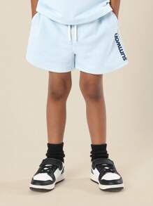 Sumwon Studio 青少年夏季套装运动休闲运动衫短裤搭配两件套服装