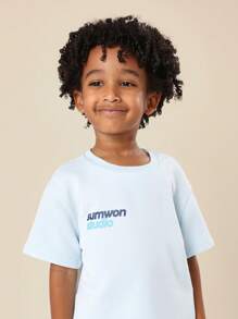 Sumwon Studio 青少年夏季套装运动休闲运动衫短裤搭配两件套服装