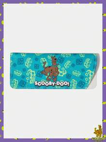 SCOOBY-DOO X SHEIN Cute Cartoon Pattern Fashionable Green Eyeglass Case - Green - View 1