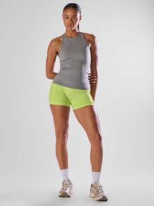 Musera Sport Long Line Seamless Racer Back Tank Top Active Comfy Workout Gym Running Run Club ,Padel, Tennis, Pickleball
