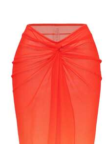 Swim Oasis Women's Summer Vacation Waistband Twist Ombre Cover-Up Dress - Multicolor - View 3