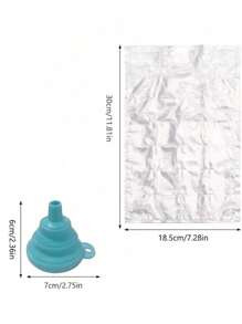 SHEIN 10/50/100pcs Vegetable, Juice, Puree, Ice Cream, Fruit Ice Cream Ice Cream Bag, Essential For Summer, Low-Temperature Sealed Storage Bag, Homemade Ice Cream Bag And Food Packaging Bag, Party Kitchen Gift Bag, Disposable Lollipop Ice Bag, Crushed Ice Bag, Ice Grid Bag, Ice Cube Bag, Self Sealing Transparent Lollipop Ice Bag - Multicolor - View 4