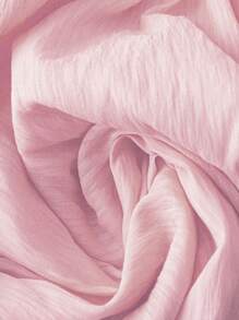 Sweetra Summer New Elegant Vacation Sundress, Sexy Beach Holiday Deep V-Neck Ruffle Strap Dress, Textured Fabric, Waist Cinched, Slimming - Pink - View 5