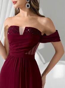 Coutiva Formal Evening Gown Dress For Women (Heavily Embellished) Plus Size Summer Elegant And Luxurious Tail Bead Piece Diamond Bead Applique Stretch Knit Sweetheart Neckline Short Sleeves Gathered Fishtail Hem With Train Suitable For Wedding Events Bachelorette Party Holiday Dance Music Festival Dinner Dress (Heavy Work Model), Formal, Gown, For Evening, Wedding Guest