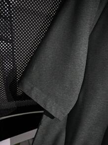 SHEIN PETITE 女士夏季休闲纯色圆领短袖T恤