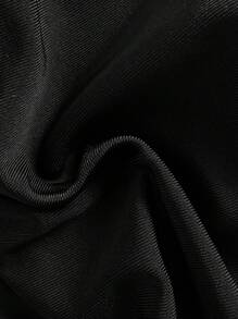 Swim Basics Conjunto de bikini de un solo color, para vacaciones y playa - Negro - Ver 5