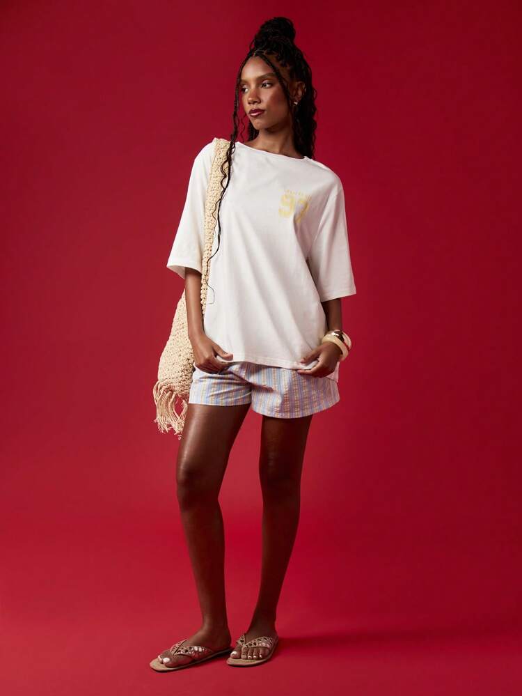 MISSGUIDED Oversized Relaxed Fit T-Shirt Style