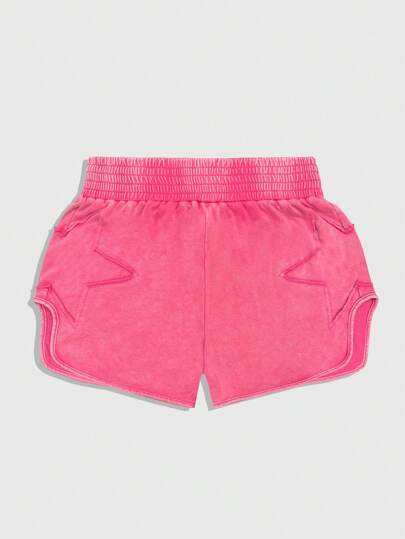 Street Life Men's Pentagram Elastic Waist Loose Casual Versatile Shorts