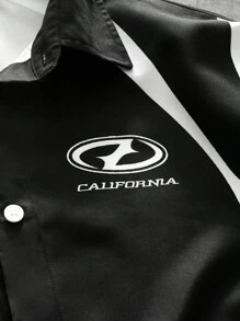 SWAVVY 1 件男士超大号 Polo 领短袖衬衫